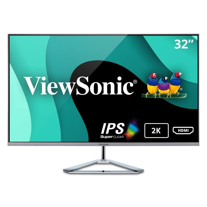 VIEWSONIC Monitor VX3276-2K-MHD-2 Silber 81,3 cm (32