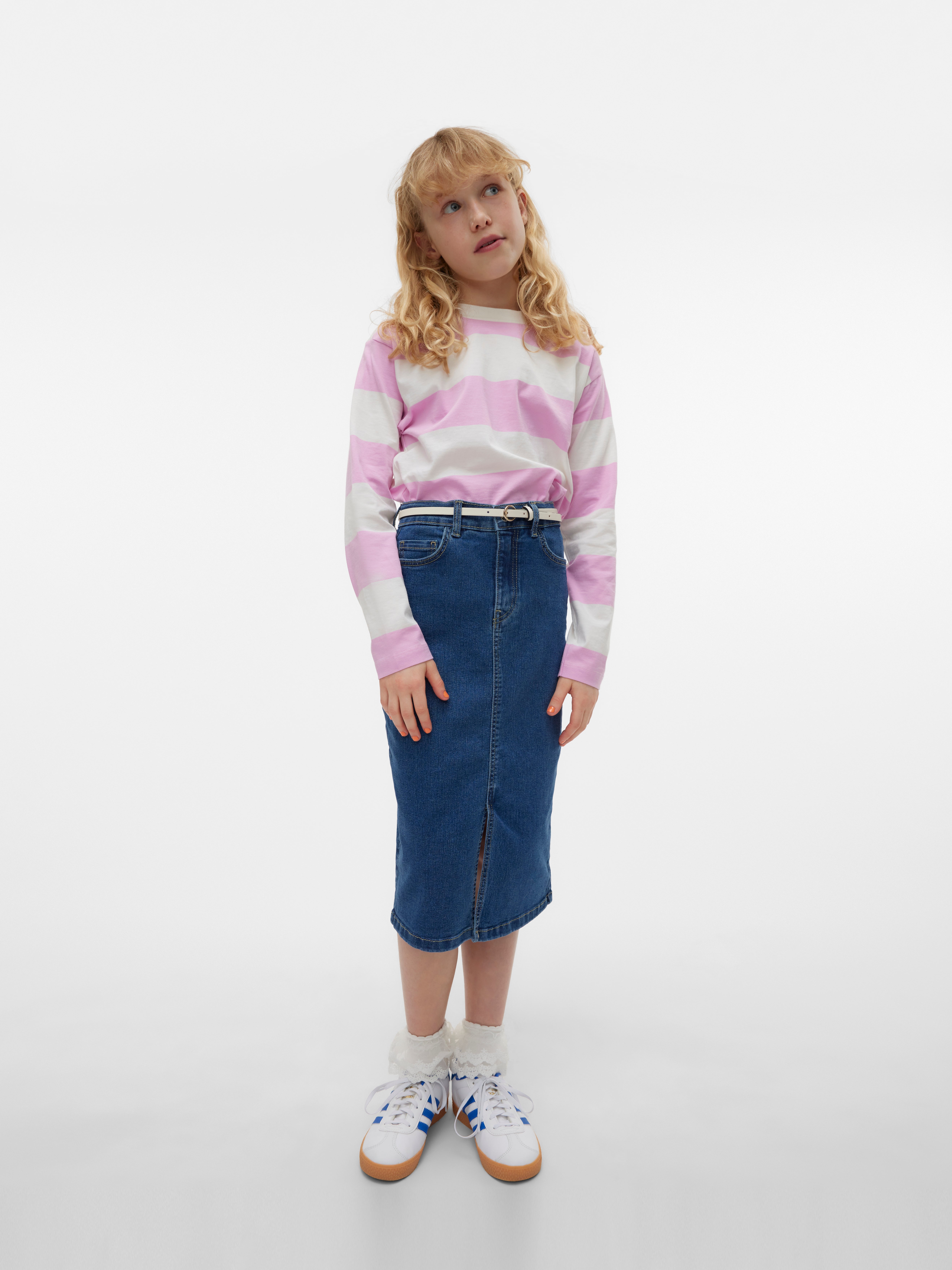 VMHEATHER Hohe Taille Langer Rock