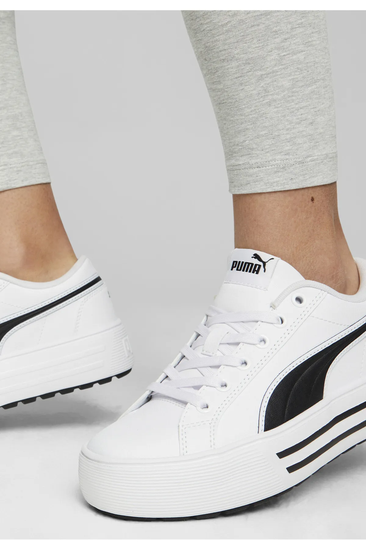 Puma  Sneaker - Weiß - Plateau Absatz