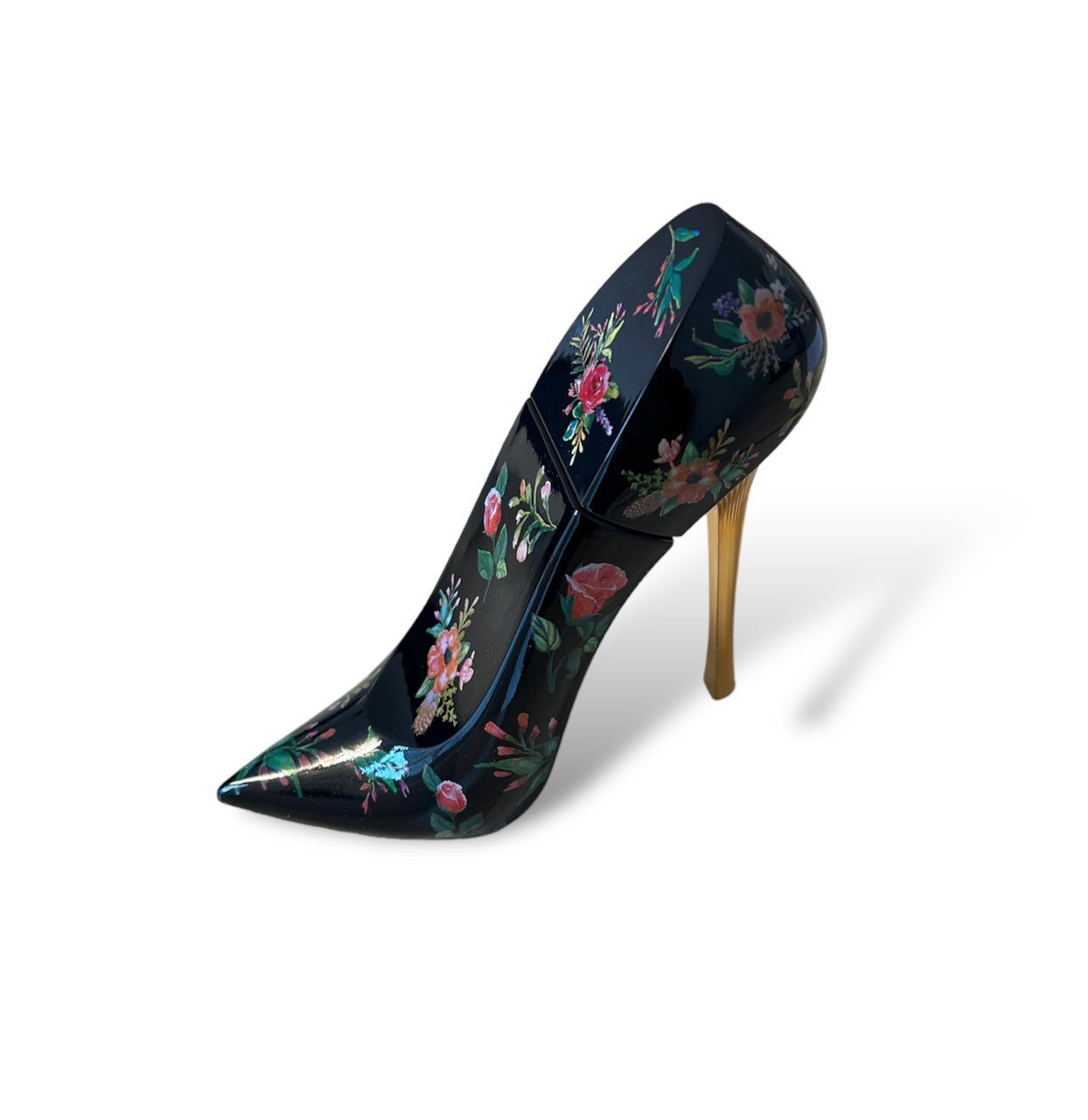 Tiverton Eau de Parfum Miss Fashionista Black, 1-tlg., Stiletto-Form mit Blumenmuster