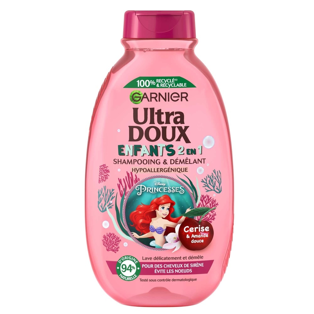 garnier Ultra Doux Enfant Cerise Amande Shampooing 2 en 1 pour enfant
