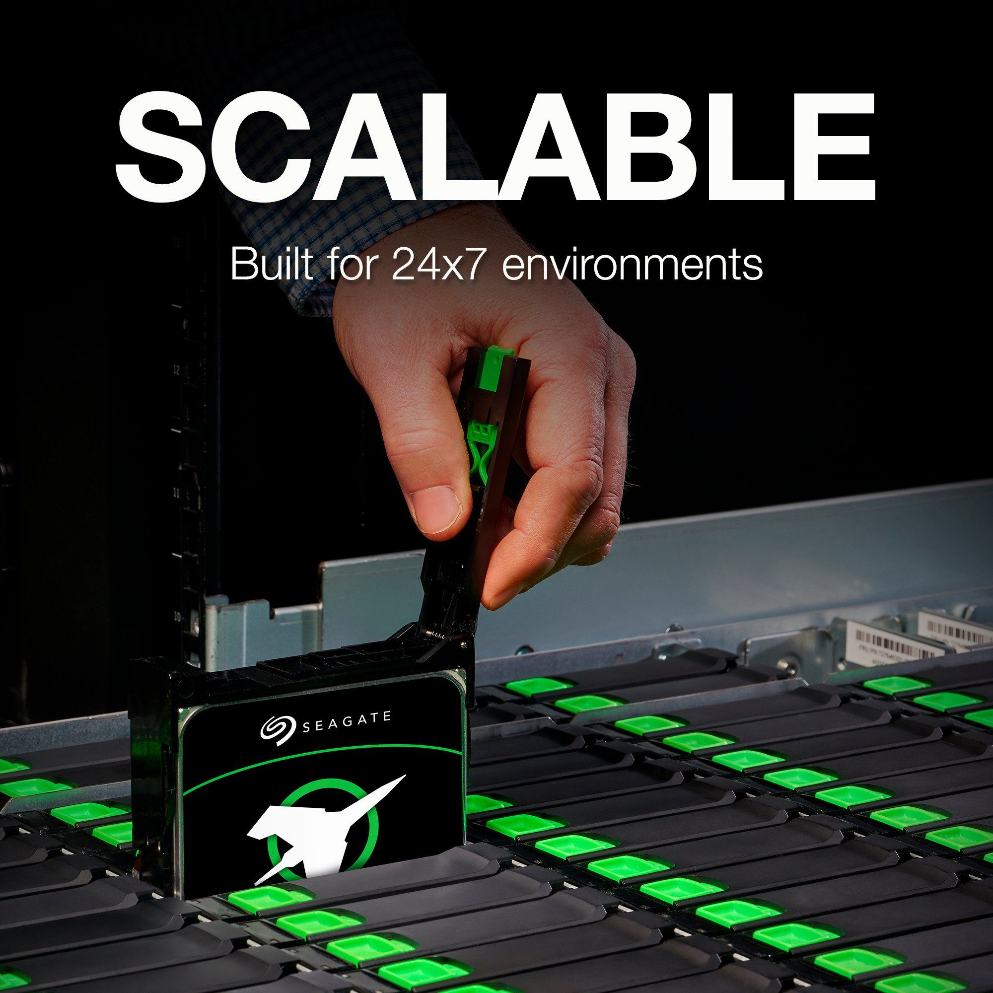 Seagate Seagate Exos X20 20 TB, Festplatte, (SATA 6 Gb/s, HDD-Festplatte (20.000 GB) 3,5