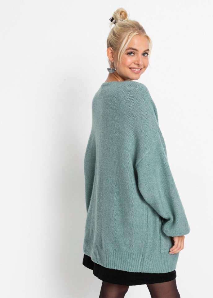 Oversized Strickjacke