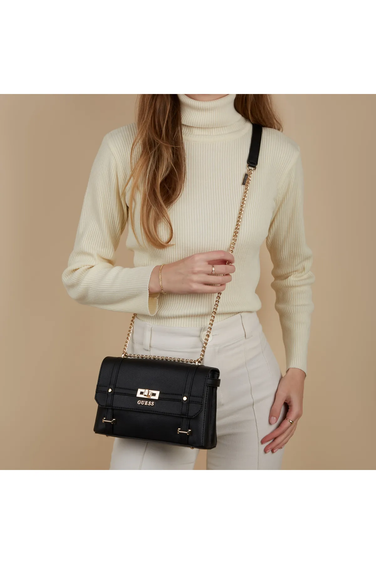 Guess  Emilee Damen Umhängetasche Schwarz Hwbg88-62210-bla