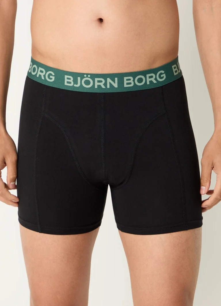 Björn Borg boxeralsó logós szalaggal, 5 darabos csomagban