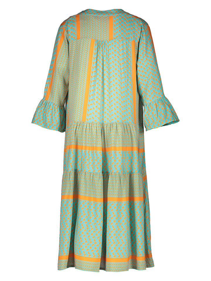 miss goodlife Kleid in Senf/ Türkis günstig kaufen