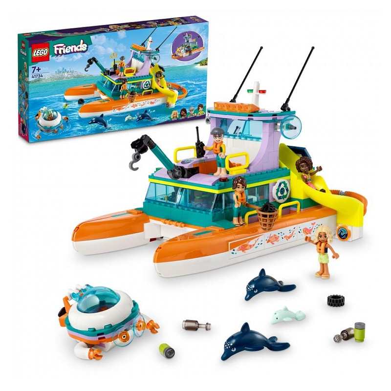 41734 Le bateau de sauvetage en mer, LEGO Friends
