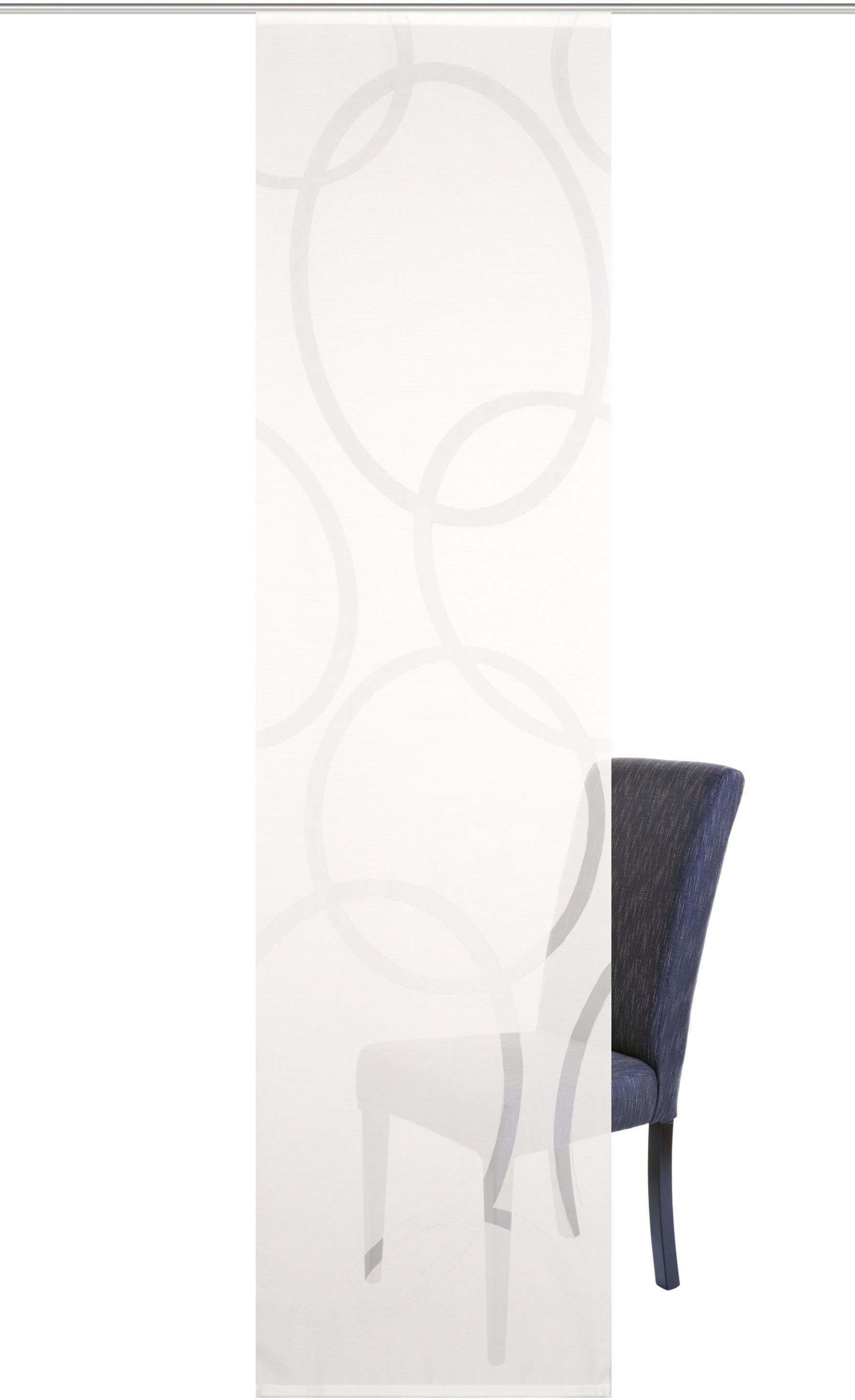 Schiebegardine PINALO, HOME WOHNIDEEN, Paneelwagen (1 St), halbtransparent, Schiebevorhang Scherli