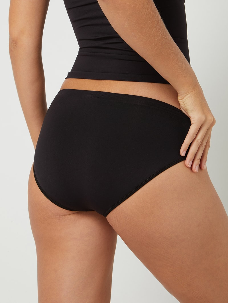 Slip aus Mikrofaser - nahtlos Modell Touch Feeling in schwarz