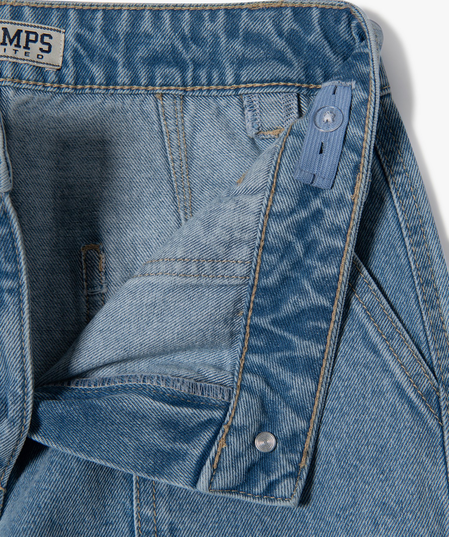 Jean fille coupe large - Camps United stone | GEMO