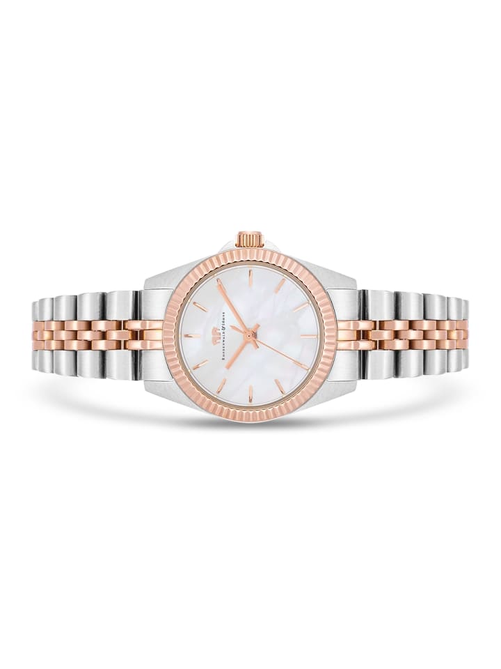 Rhodenwald & Söhne Damen Quarzuhr silber/roségold Edelstahl silber/roségold in silber/roségold günstig kaufen 21 cm