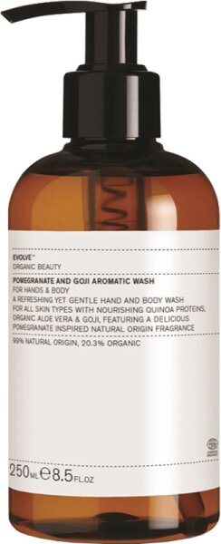 Evolve Organic Beauty Pomegranate and Goji Aromatic Wash Duschgel
