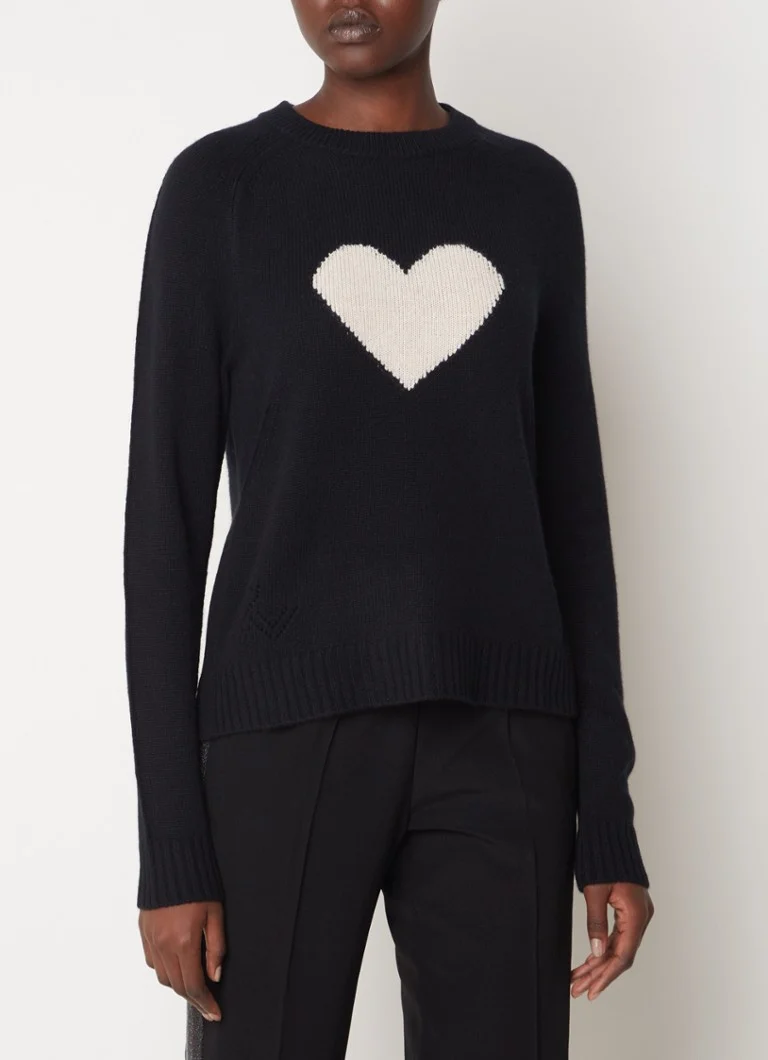 Pulover Lili din tricot fin de cașmir de la Zadig&Voltaire cu model tricotat