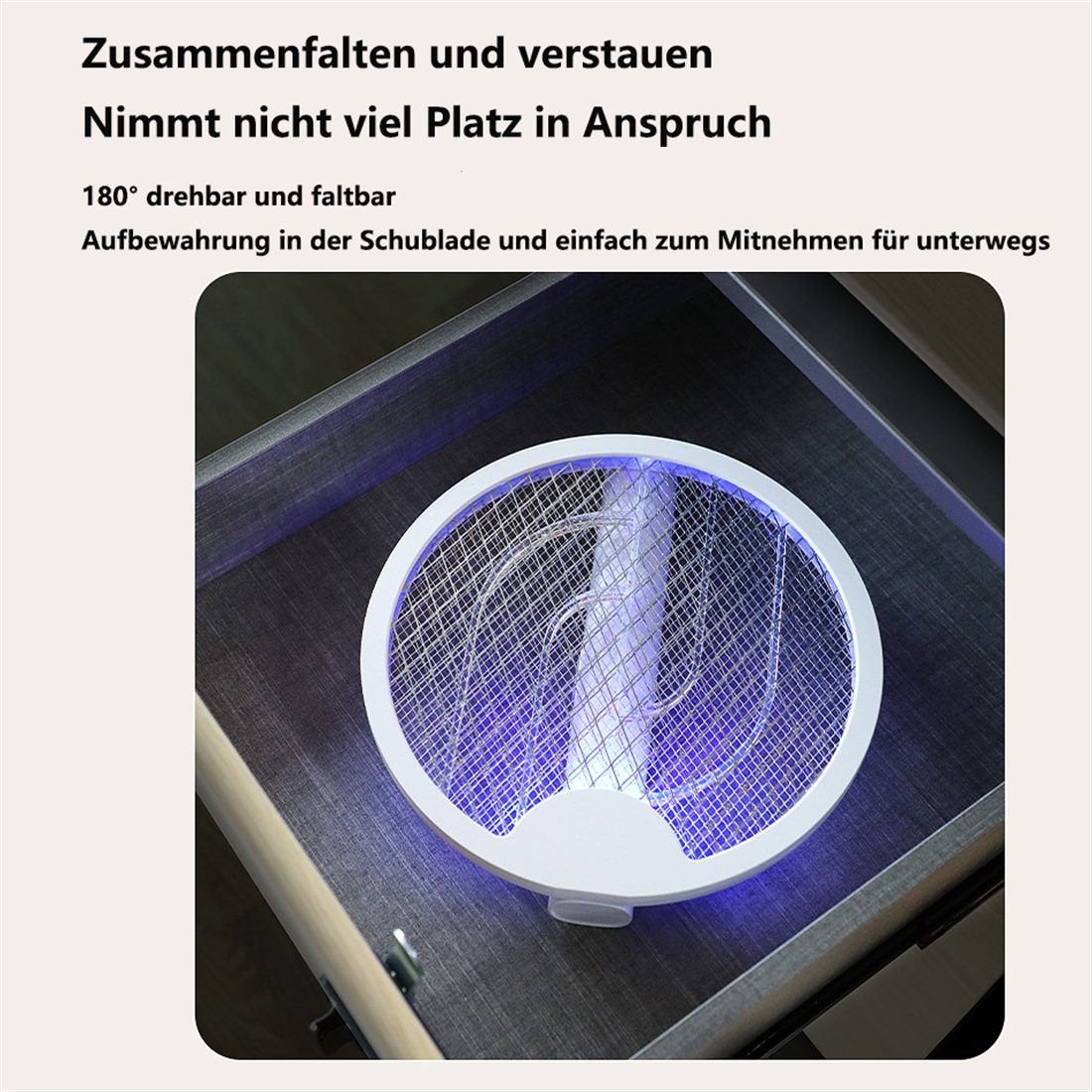 YOOdy~ Fliegenklatsche Fliegenwedler,Insekten Mörder Elektrisch Insektenvernichter
