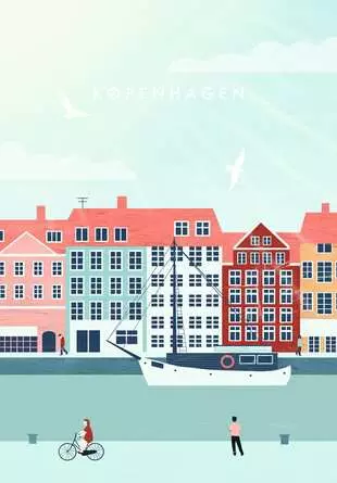 Puzzle 300 Teile - Kopenhagen