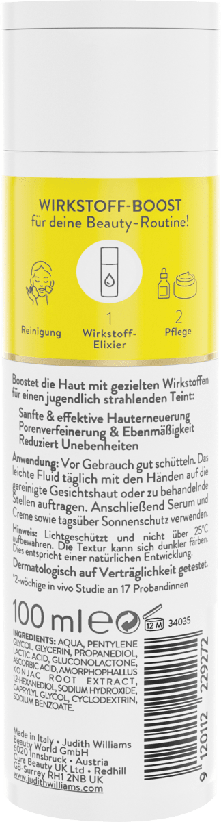 Gesichtsserum Vitamin C+ Wirkstoff-Elixier, 100 ml