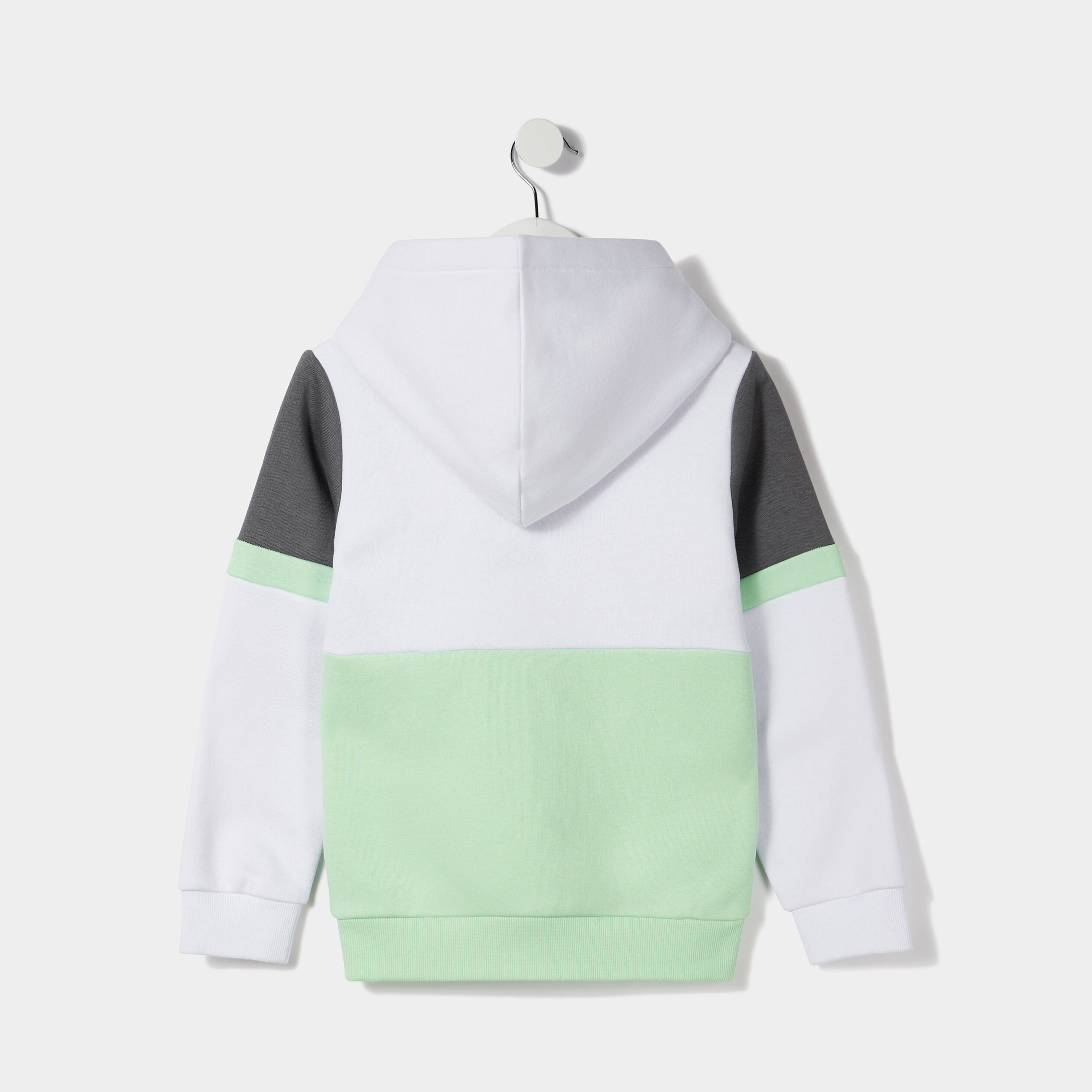 Sweat à capuche hoodie Liberto blanc garçon | La Halle