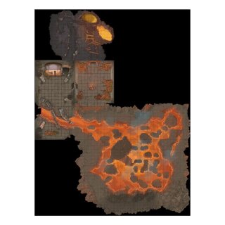 D&D Icons of the Realms: Adventure in a Box - Red Dragon's Lair (Prepainted)