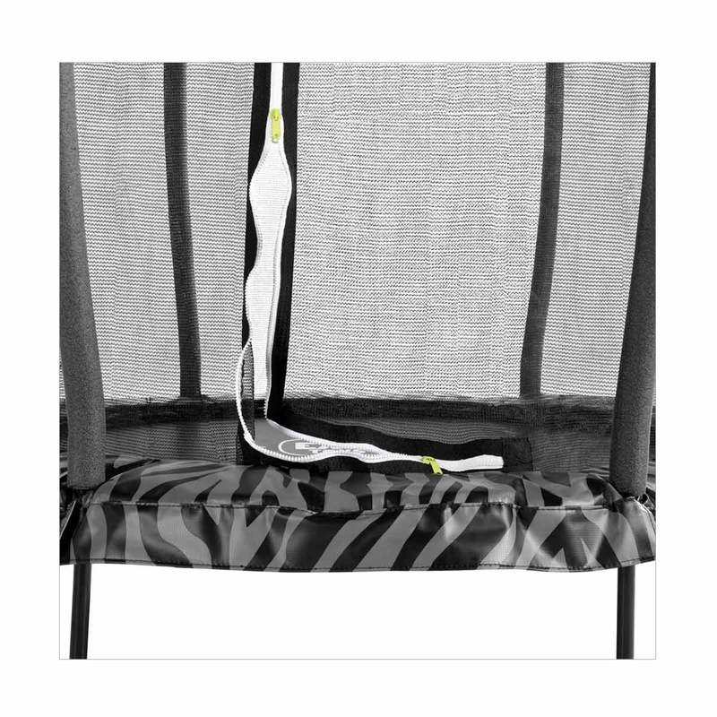 Trampoline EXIT Tiggy junior avec filet de sécurité ø140cm - noir/gris EXIT Toys