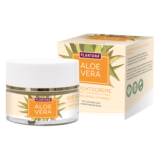 PLANTANA Aloe Vera Gesichtscreme Hyaluron & Vit.-E  50 ml  Creme