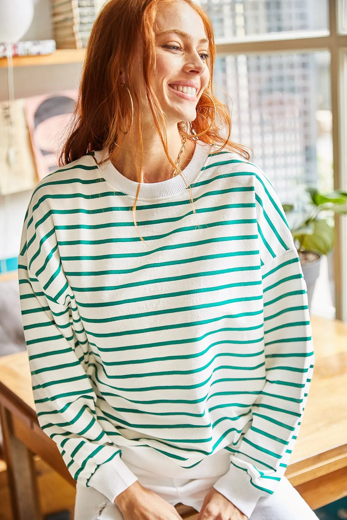 Olalook  Sweatshirt - Mehrfarbig - Oversized