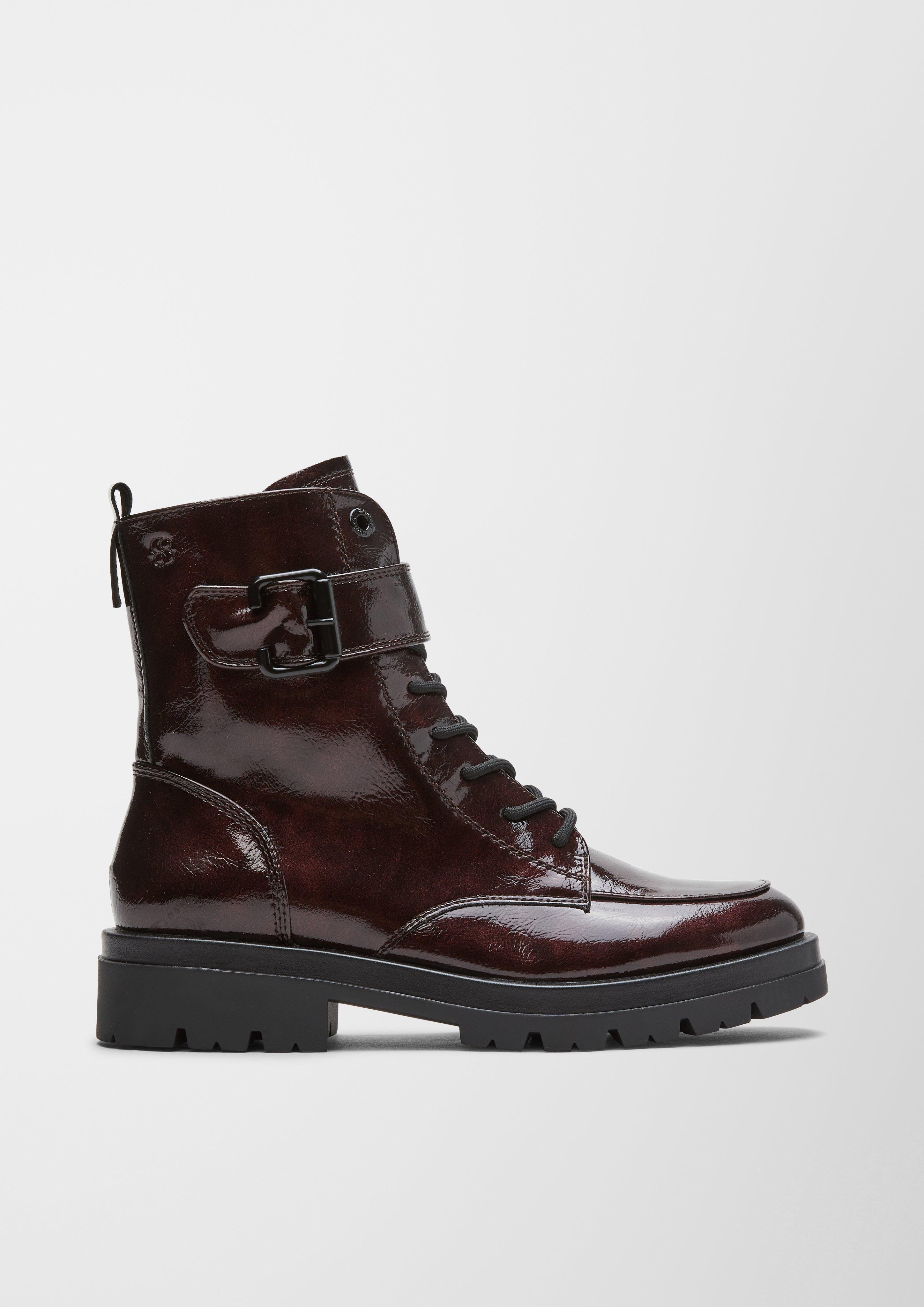 Stiefel in Lackleder-Optik  6006563-574