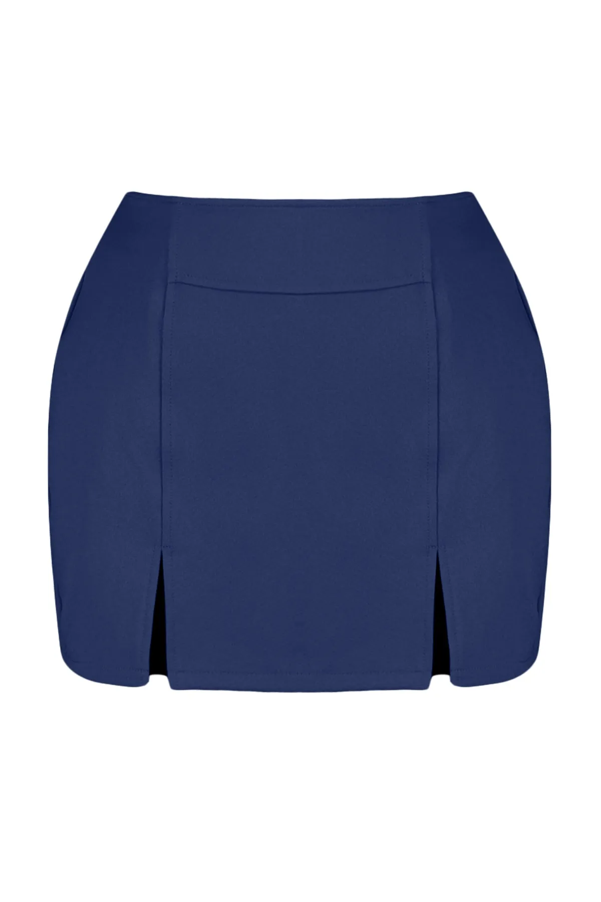 Trendyol Collection  Shorts - Dunkelblau - Hoher Bund