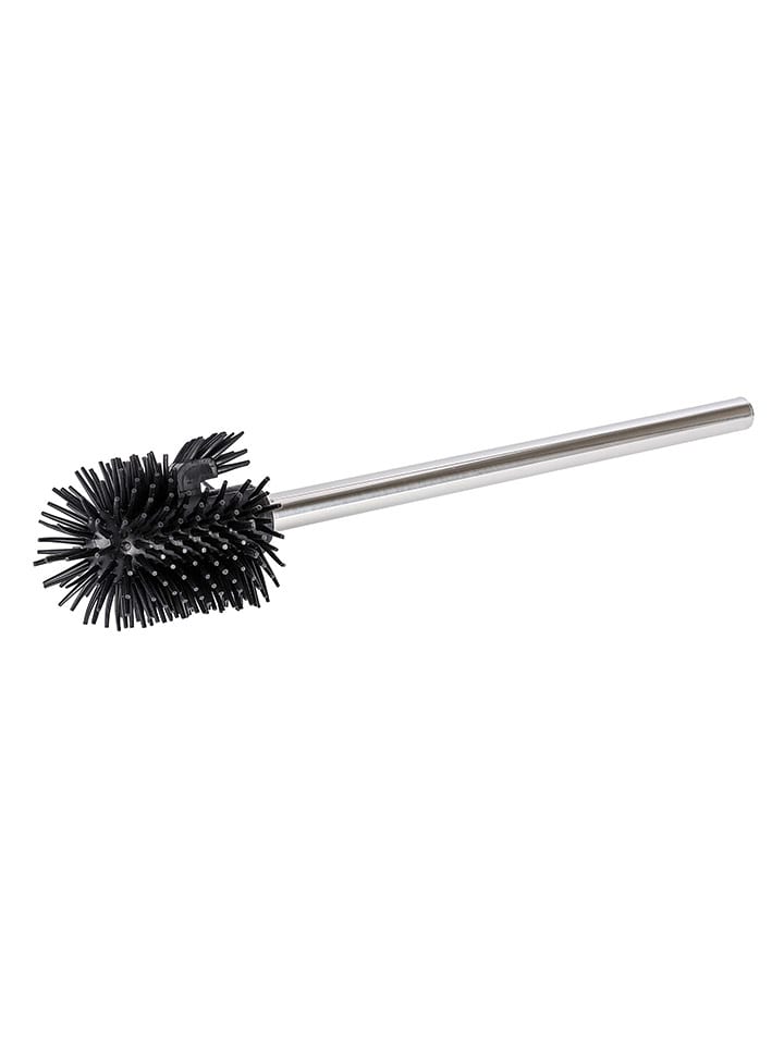 Wenko Silikon-WC-Bürste in Silber/ Schwarz in Schwarz - (H)35 cm günstig kaufen onesize