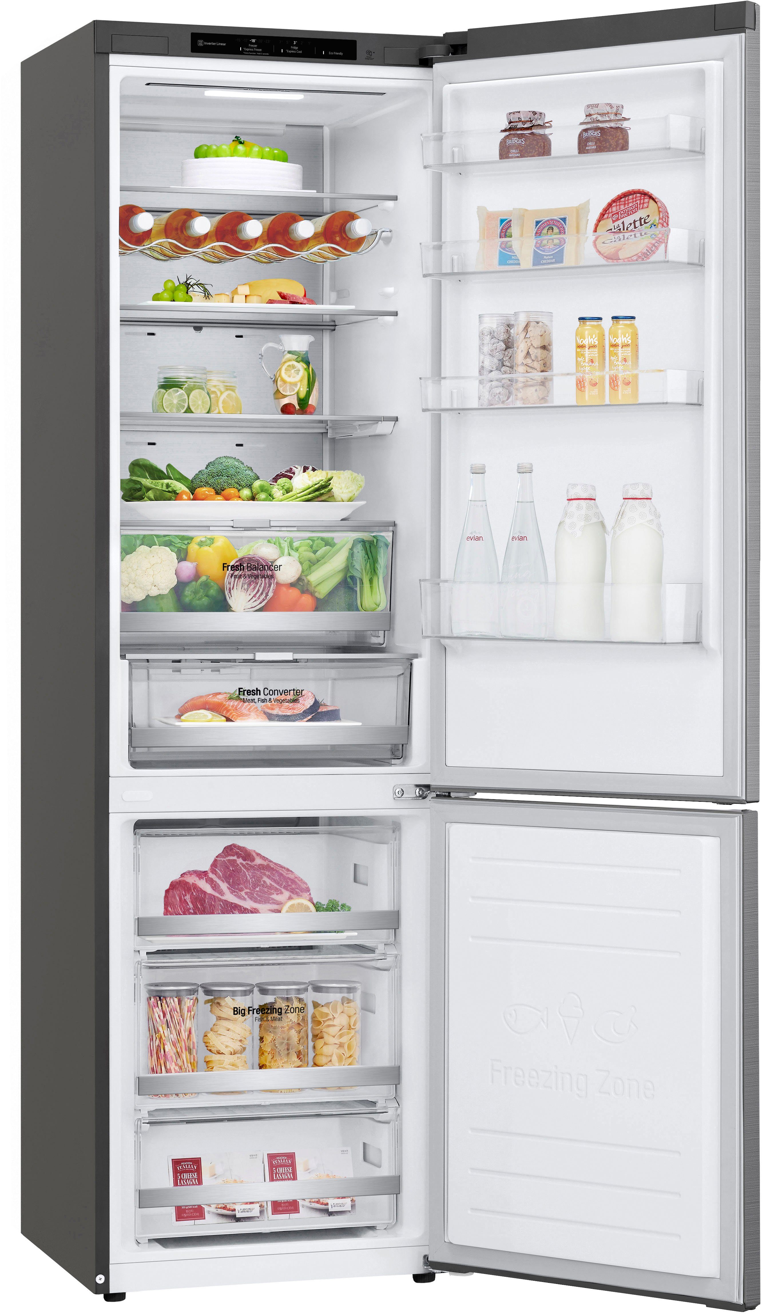 LG Kühl-/Gefrierkombination GBB72PZECN1, 203 cm hoch, 59,5 cm breit