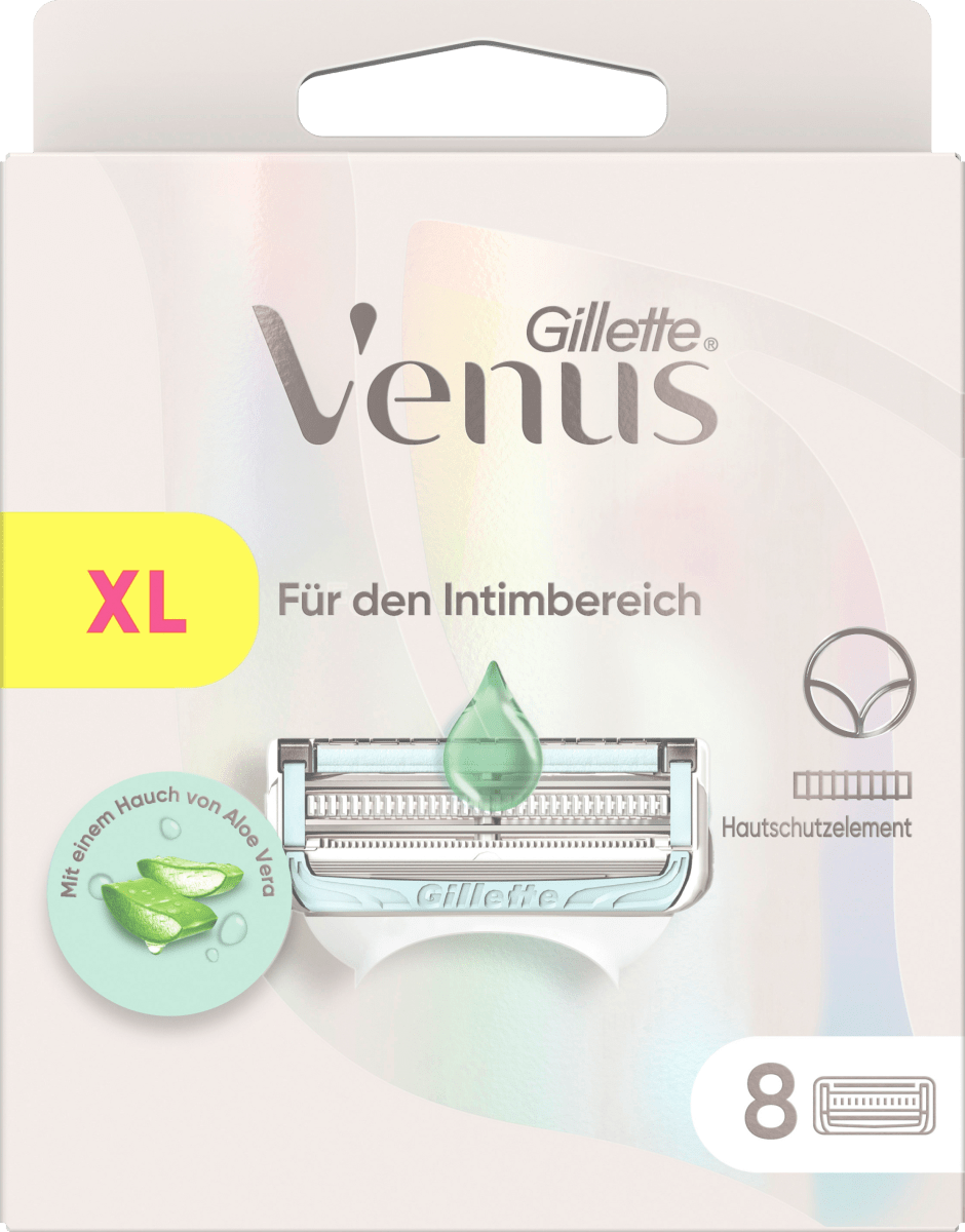 Rasierklingen für den Intimbereich, Aloe Vera, 8 St