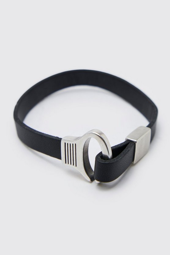Armband in Lederoptik