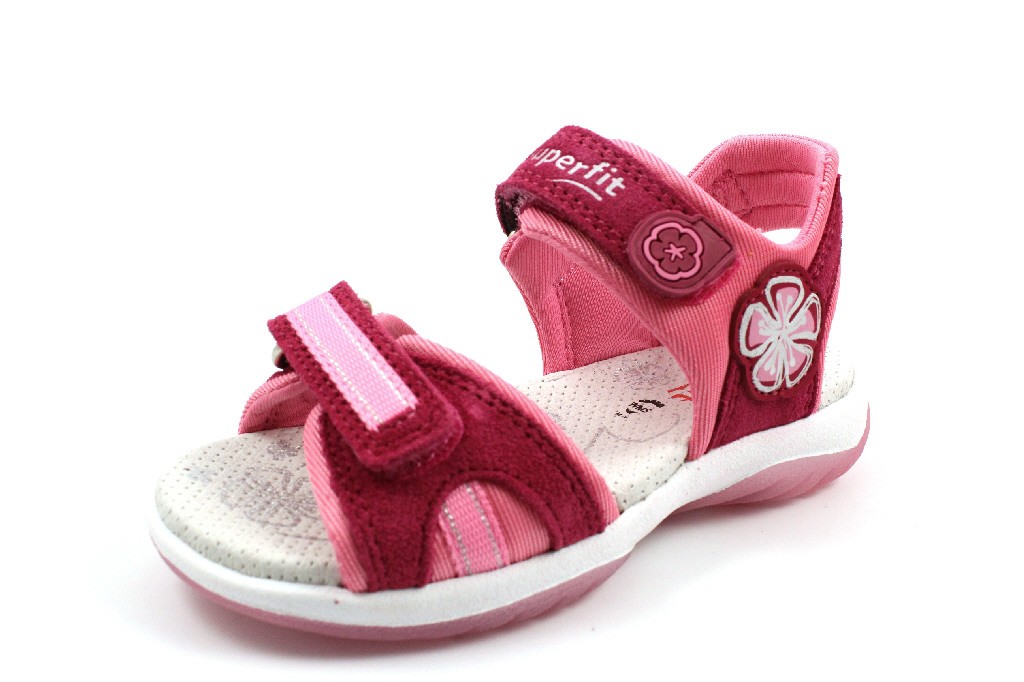 SUPERFIT Jungen Sandalen lila/pink