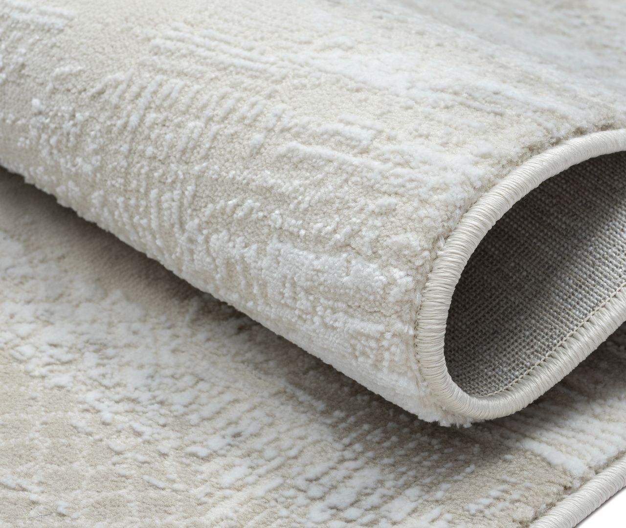 MyFlair Teppich Siena , 80cm x 150cm, Farbe Beige, rechteckig, Florhöhe 10mm