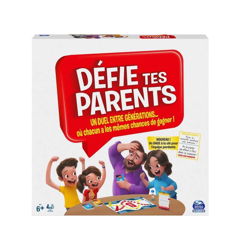 Jeu de société Défis tes parents - Format classique