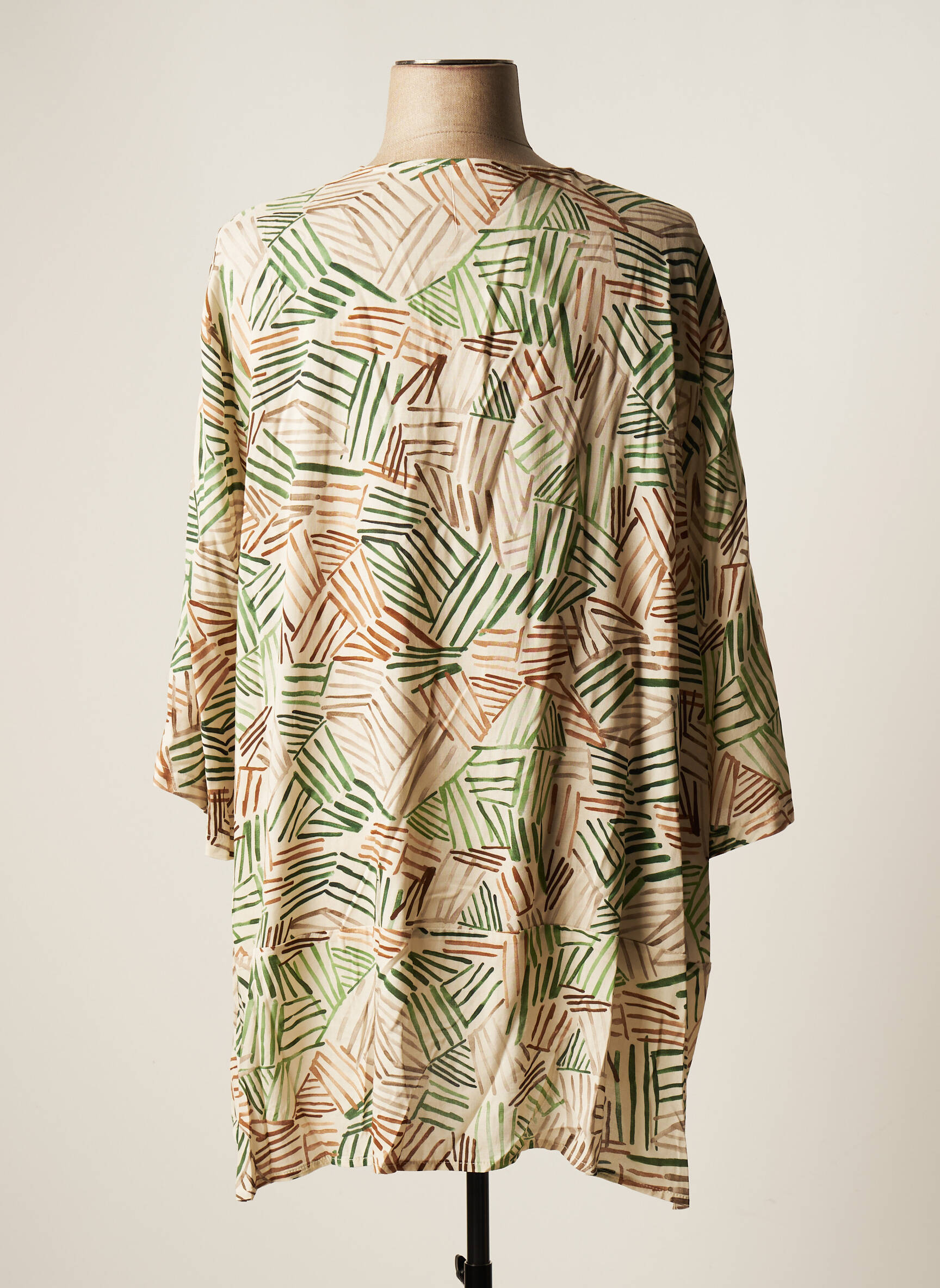 Franck Anna Tuniquemanchecourte Femme couleur vert