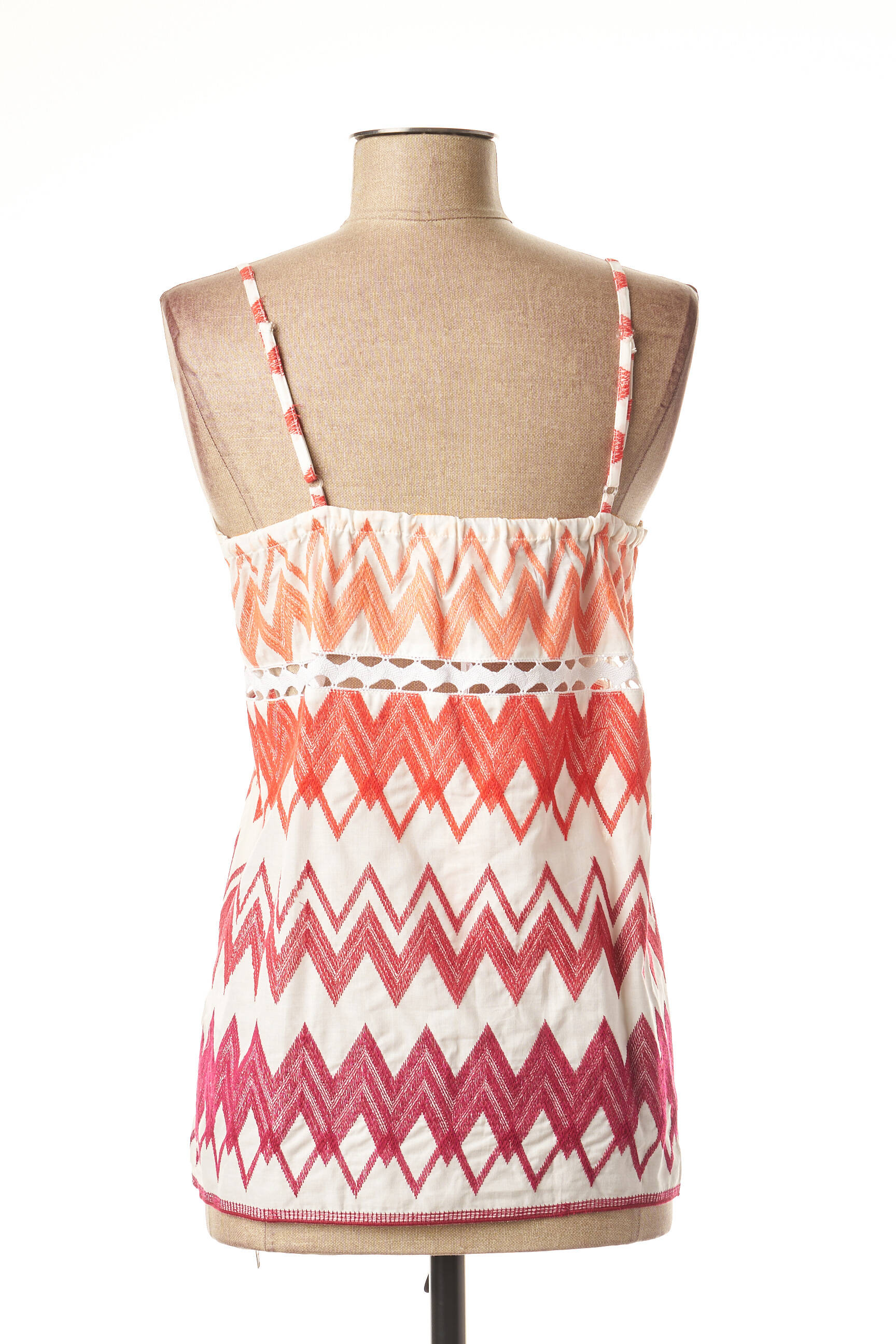 Valerie Khalfon Tuniquesansmanche Femme couleur orange