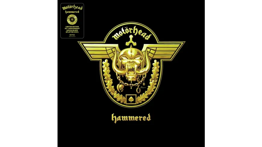 Hammered (20th Anniversary) Ltd.Yellow&Black Splatter VL