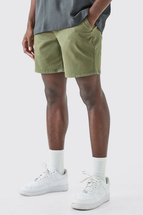 Slim-Fit Chino-Shorts