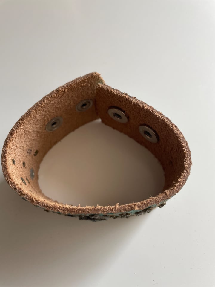 NOOSA Leder-Armband in Türkis günstig kaufen S
