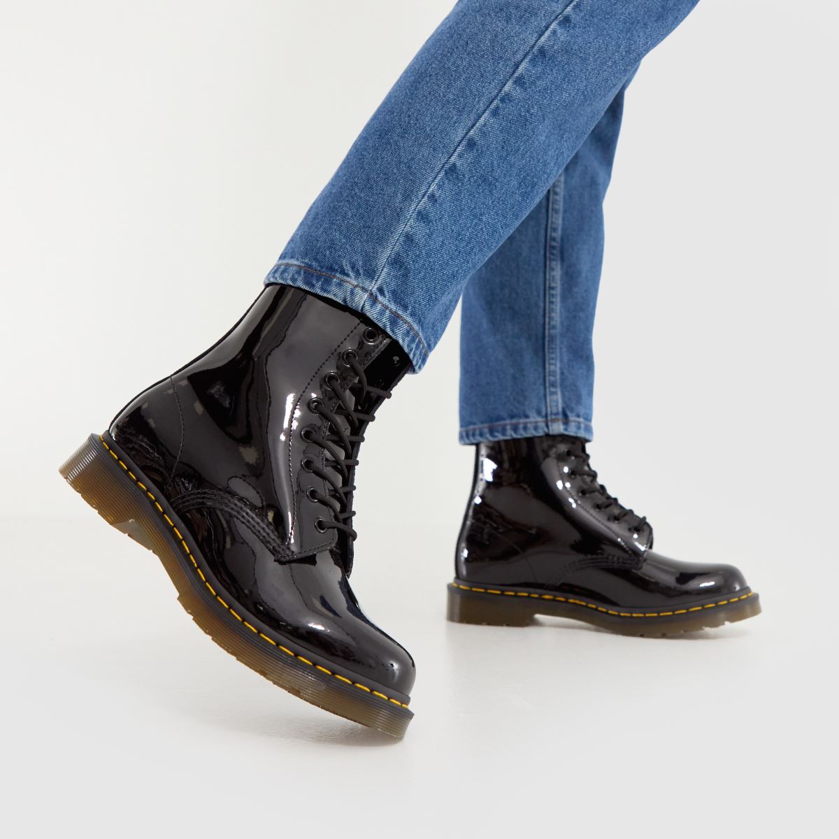 Dr Martens 1460 – Svarta lackstövlar