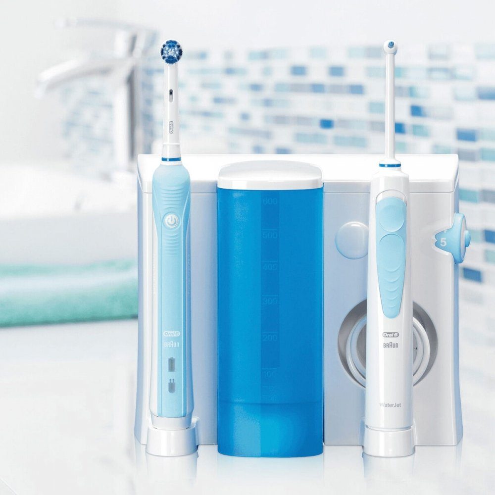 Oral-B Munddusche WaterJet PRO 700 139805 - Munddusche - weiß/hellblau