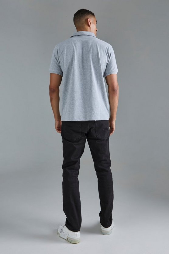 Poloshirt mit Knopfleiste