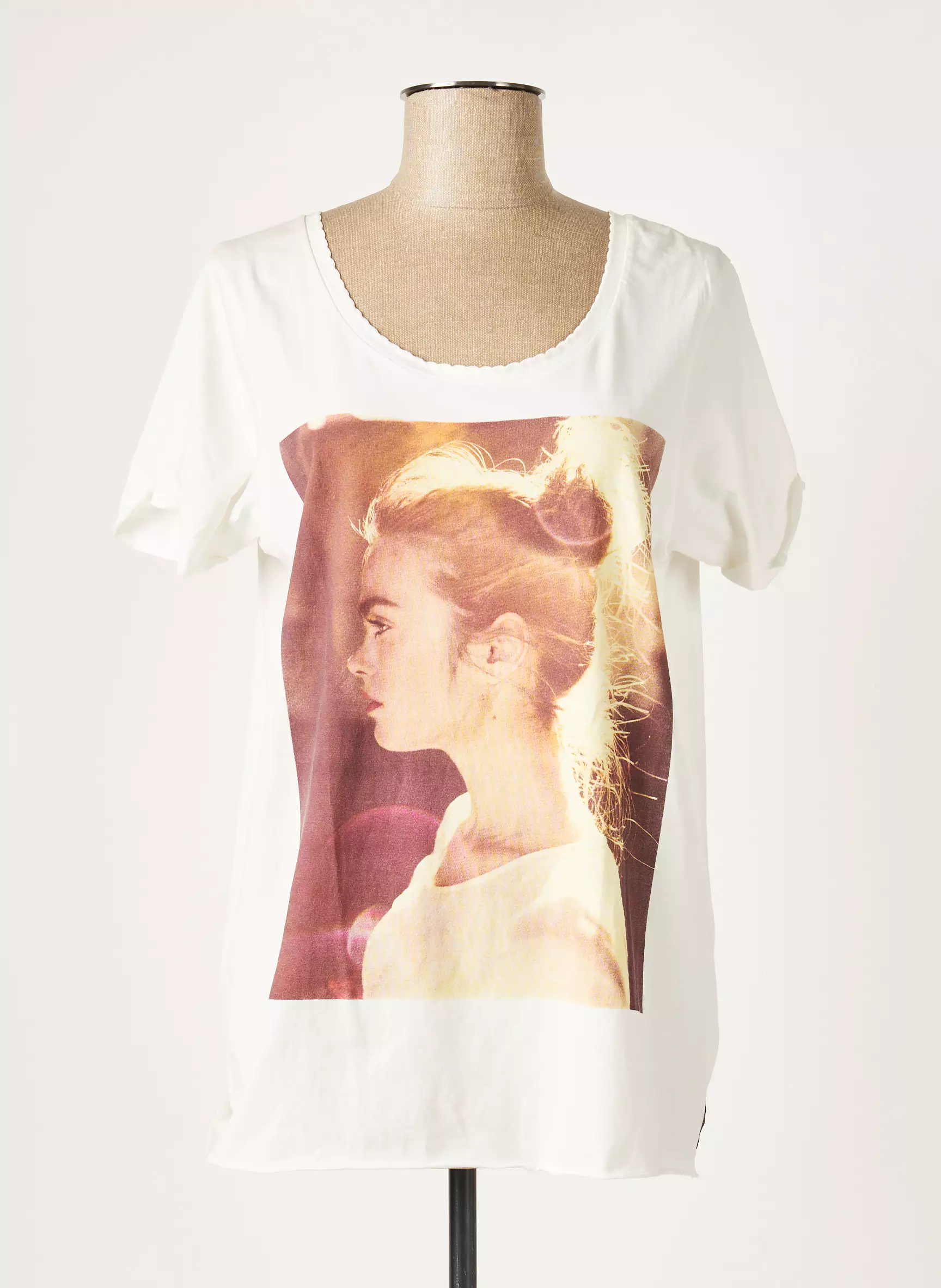 Maison Scotch Tshirts Femme couleur blanc
