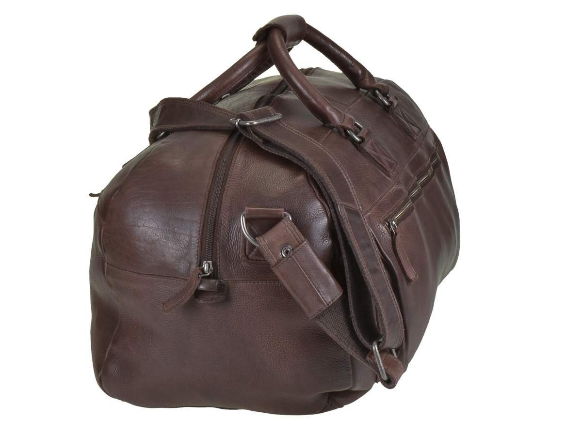 Greenburry Reisetasche Vintage Washed, Sporttasche, Herren Weekender 51cm, knautschig weiches Leder