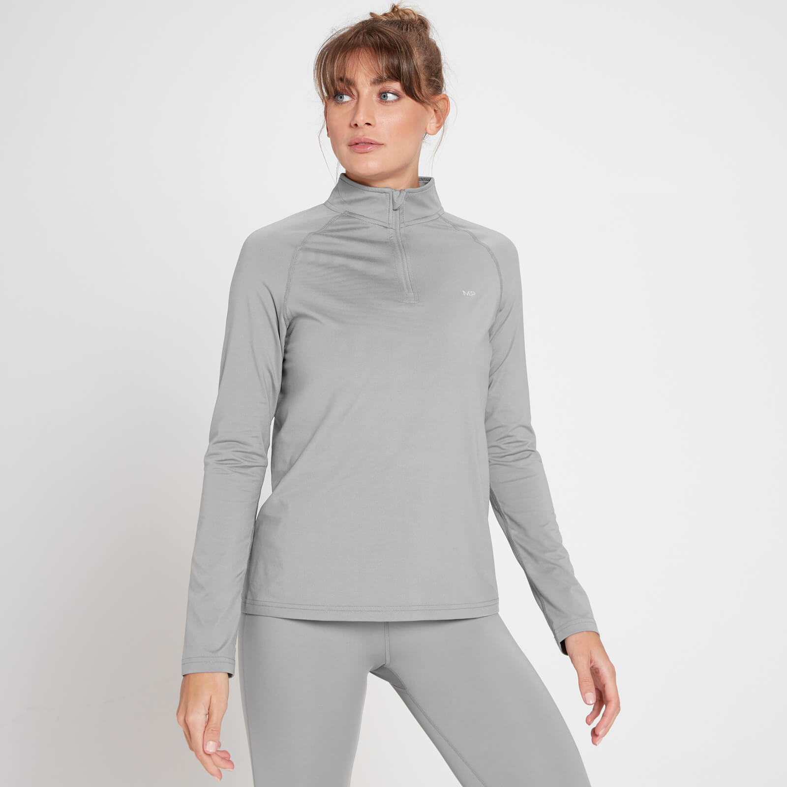Haut à fermeture éclair ¼ MP Velocity pour femmes – Orage