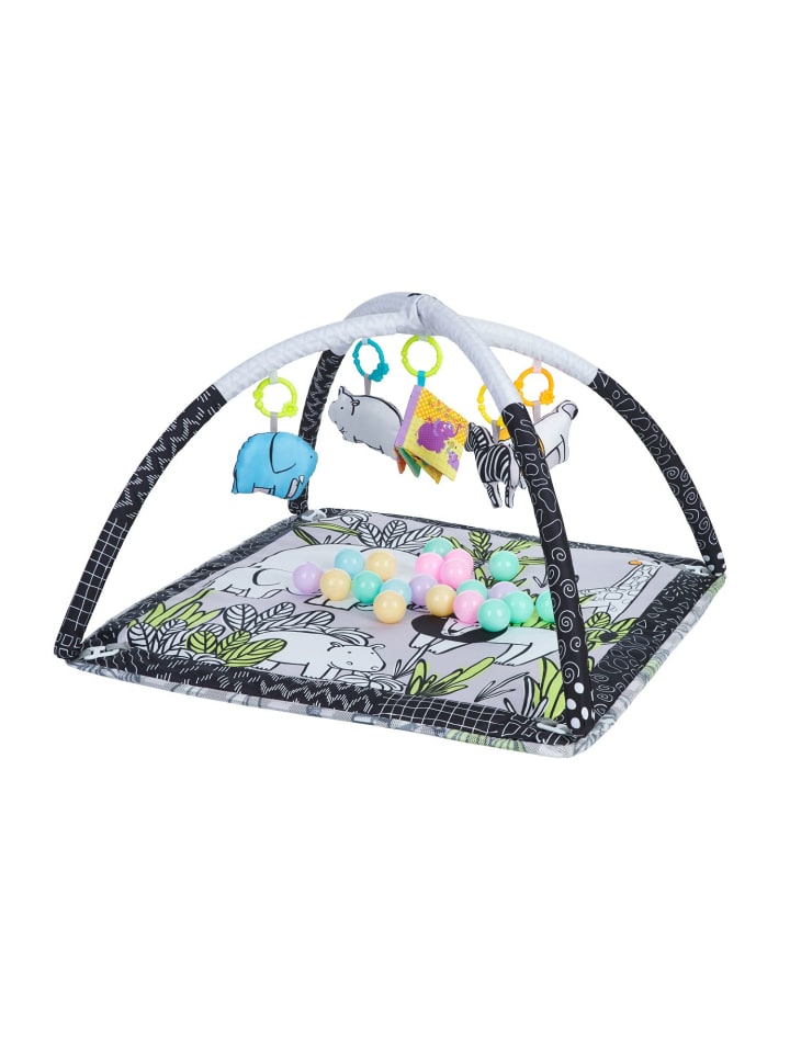 Kikkaboo Spielbogen Krabbeldecke 2 in 1 in grau günstig kaufen onesize