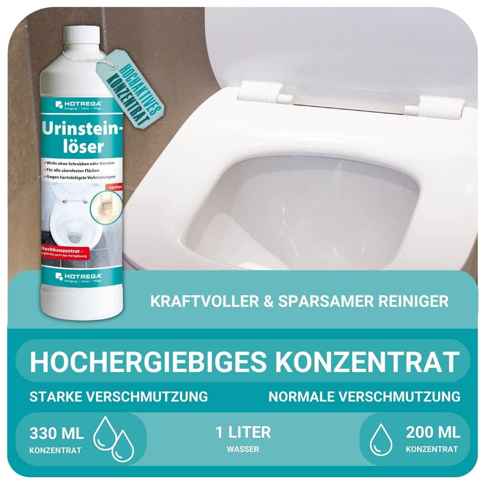 HOTREGA® Urinsteinlöser Konzentrat 1 Liter Urinsteinlöser
