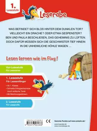 Leserabe - 1. Lesestufe: DAS RÄTSEL DER DRACHENHÖHLE