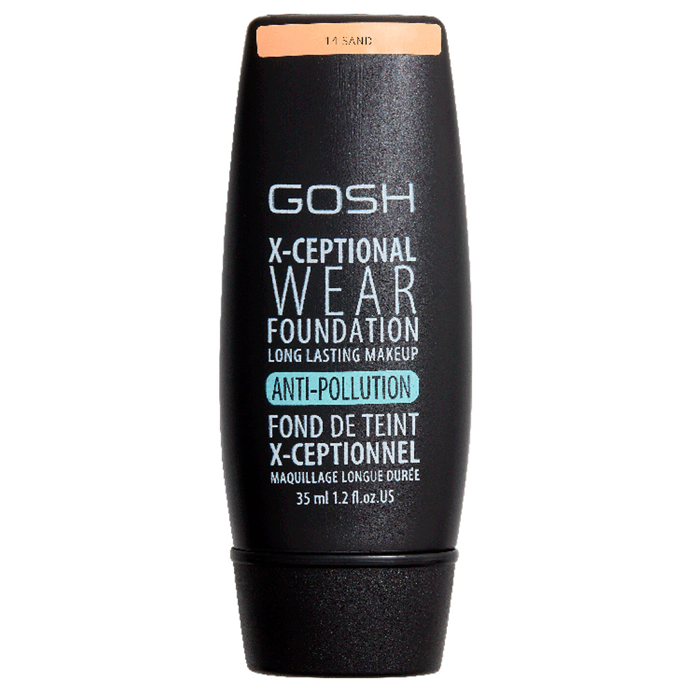 gosh copenhagen X-Ceptional Wear Make-up Fond de teint X-ceptionnel anti-pollution, maquillage longue durée