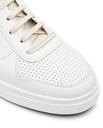 Lottusse Sneaker Aus Genarbtem Kalbsleder In Cremeweiß